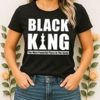 Black King The Most Powerful Piece In The Game Women's T-Shirt thumb 2
