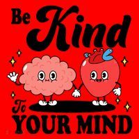 Be Kind To Your Mind Mental Health Awareness Santa Hat thumb 1