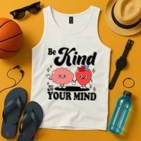 Be Kind To Your Mind Mental Health Awareness Tank Top thumb 4