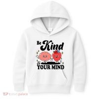 Be Kind To Your Mind Mental Health Awareness Kids Hoodie thumb 0