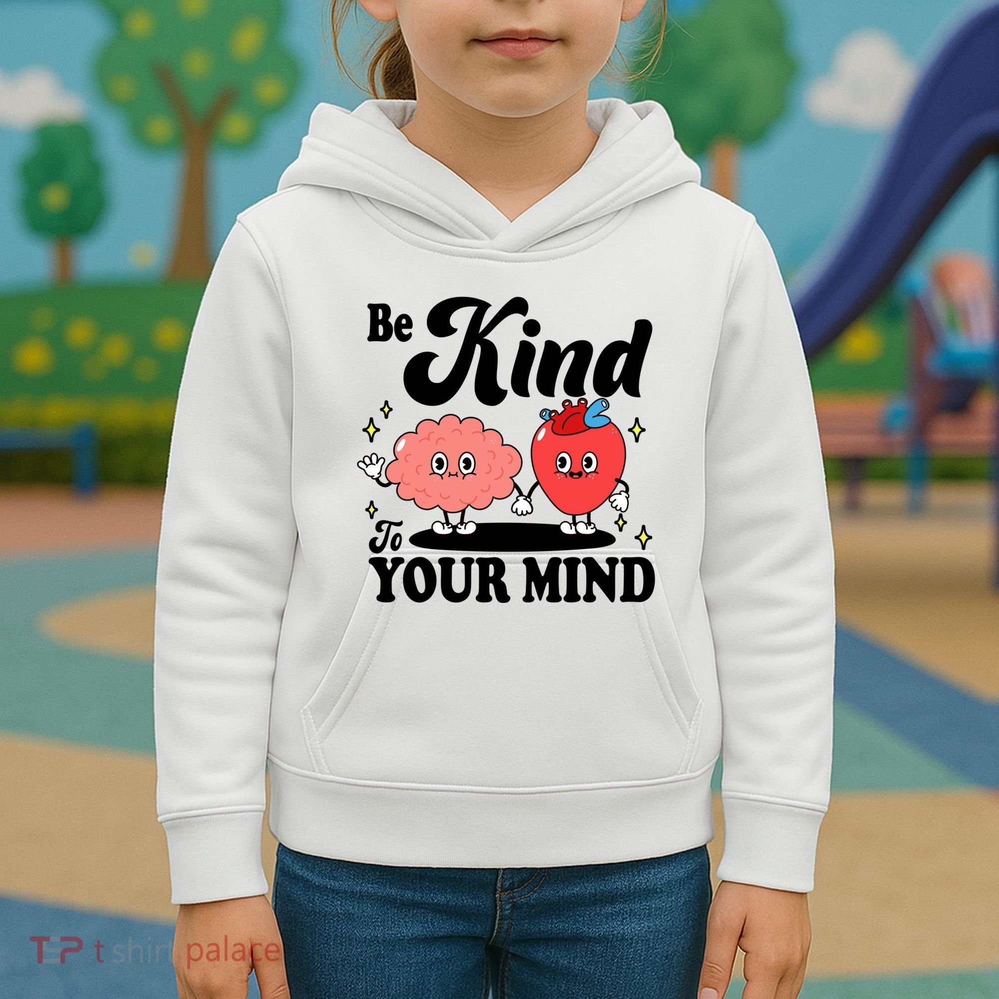 Be Kind To Your Mind Mental Health Awareness Kids Hoodie