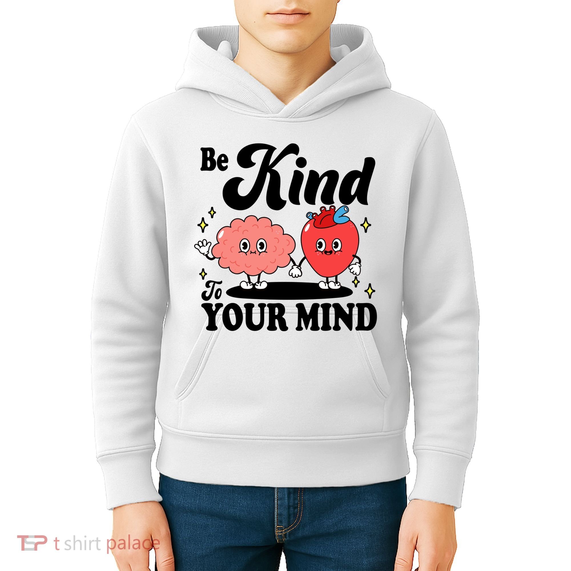 Be Kind To Your Mind Mental Health Awareness Kids Hoodie