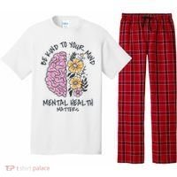 Be Kind To Your Mind Mental Health Matters Pajama Set thumb 0