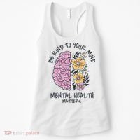 Be Kind To Your Mind Mental Health Matters Women's Tank Top thumb 0