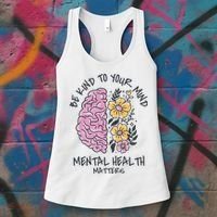 Be Kind To Your Mind Mental Health Matters Women's Tank Top thumb 3