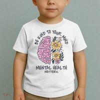 Be Kind To Your Mind Mental Health Matters Toddler T-Shirt thumb 2