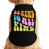 Be Kind To All Kind Quote Retro Doggie Tank thumb 0