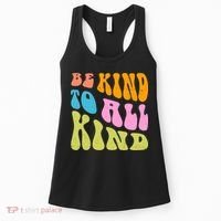 Be Kind To All Kind Quote Retro Women's Tank Top thumb 0
