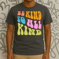 Be Kind To All Kind Quote Retro T-Shirt thumb 3
