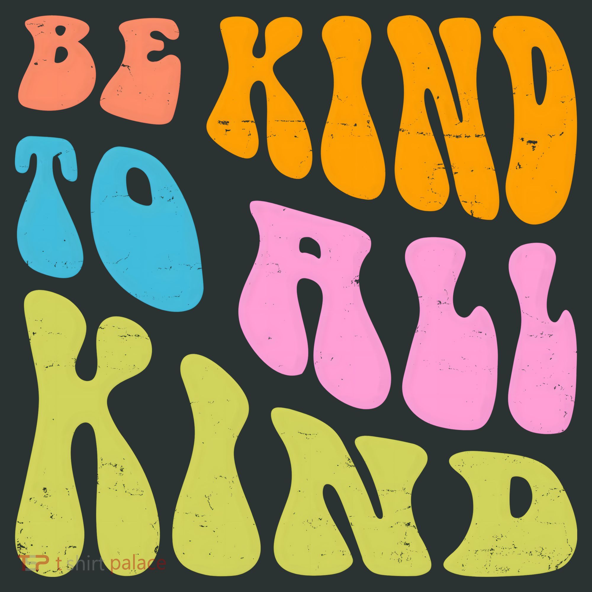 Be Kind To All Kind Quote Retro Mousepad