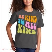 Be Kind To All Kind Quote Retro Kids T-Shirt thumb 2