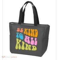 Be Kind To All Kind Quote Retro Tote Bag thumb 3