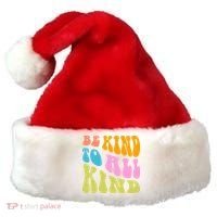 Be Kind To All Kind Quote Retro Santa Hat thumb 0