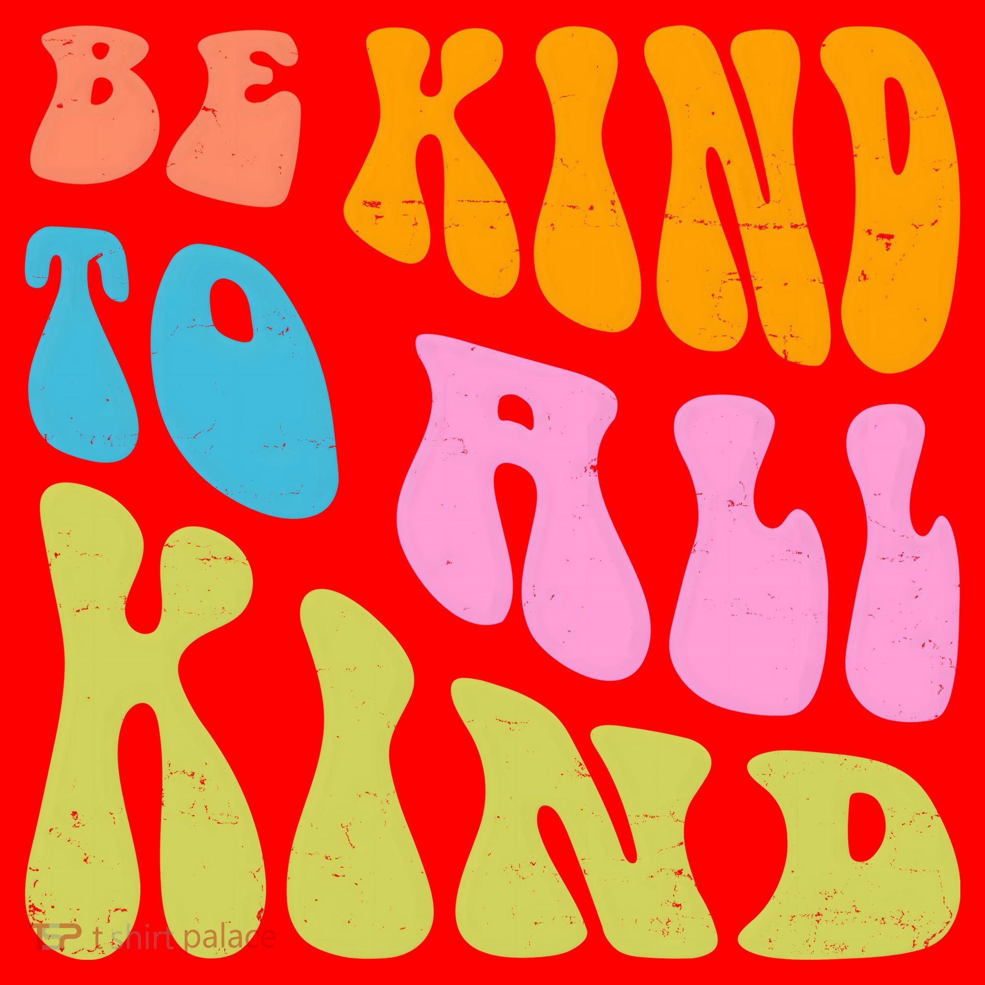 Be Kind To All Kind Quote Retro Santa Hat