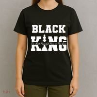 Black King The Most Powerful Piece In The Game Black History T-Shirt thumb 4