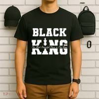 Black King The Most Powerful Piece In The Game Black History T-Shirt thumb 6