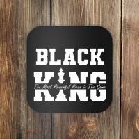 Black King The Most Powerful Piece In The Game Black History Coaster thumb 0