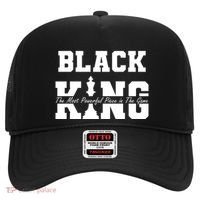 Black King The Most Powerful Piece In The Game Black History Hat thumb 0