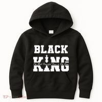 Black King The Most Powerful Piece In The Game Black History Kids Hoodie thumb 0