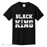Black King The Most Powerful Piece In The Game Black History Kids T-Shirt thumb 0
