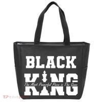 Black King The Most Powerful Piece In The Game Black History Tote Bag thumb 0