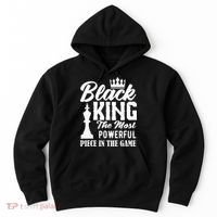 Black King The Most Powerful Piece in The Game Hoodie thumb 0