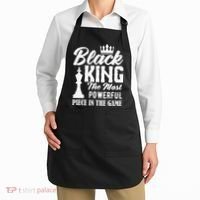 Black King The Most Powerful Piece in The Game Apron thumb 2