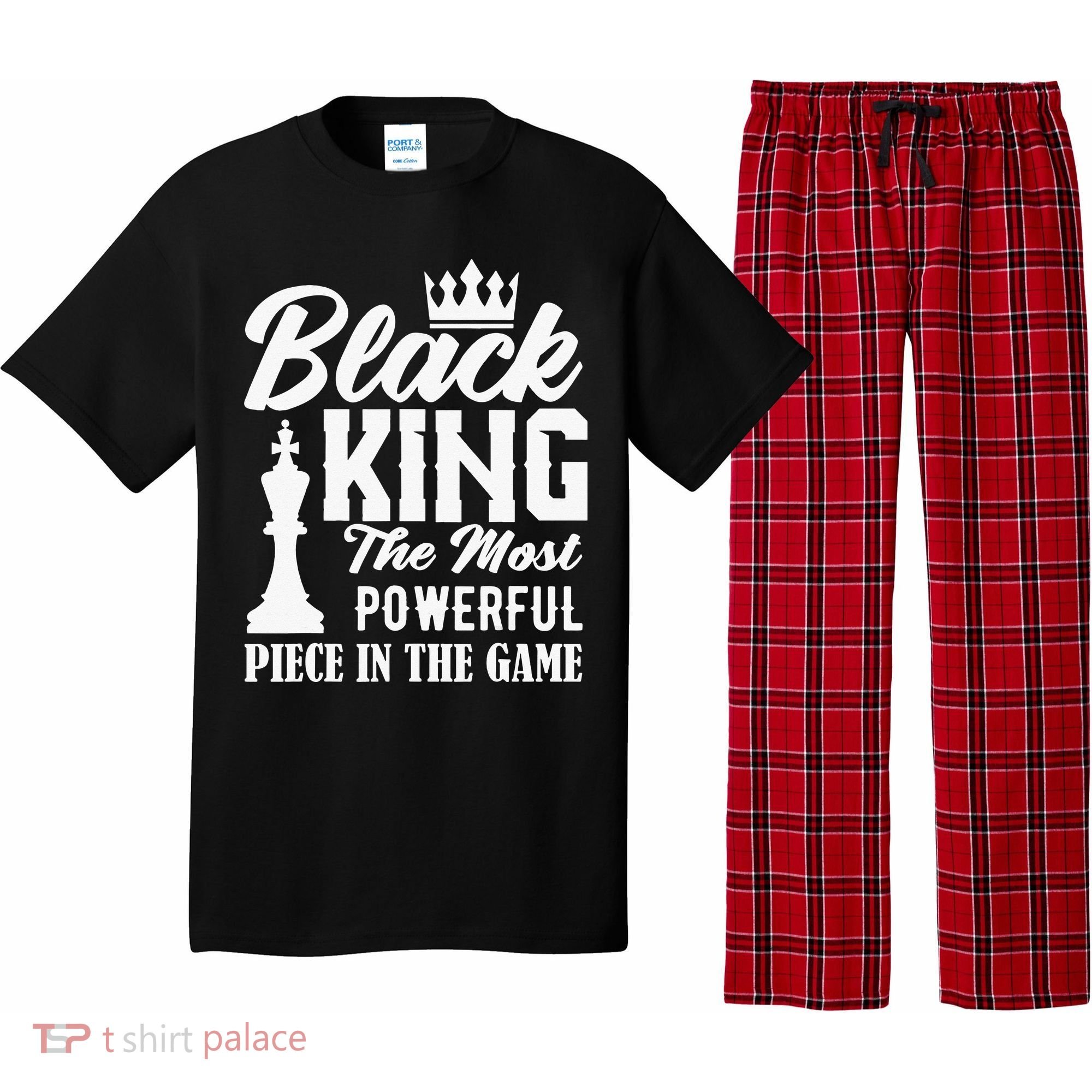 Black King The Most Powerful Piece in The Game Pajama Set