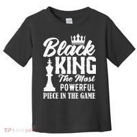 Black King The Most Powerful Piece in The Game Toddler T-Shirt thumb 0