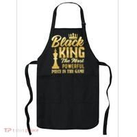 Black King The Most Powerful Piece in The Game Apron thumb 0
