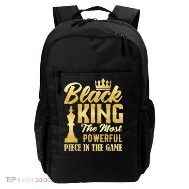 Black King The Most Powerful Piece in The Game Backpack