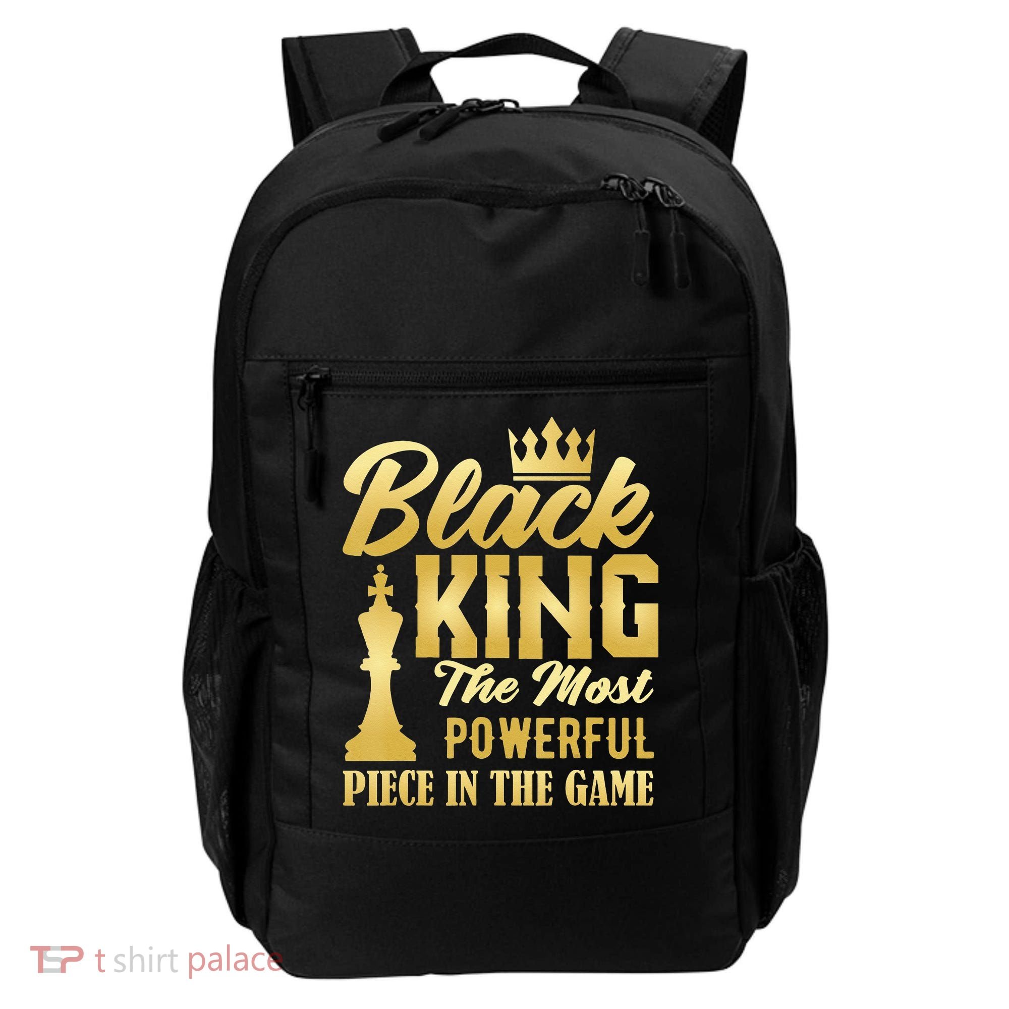 Black King The Most Powerful Piece in The Game Backpack
