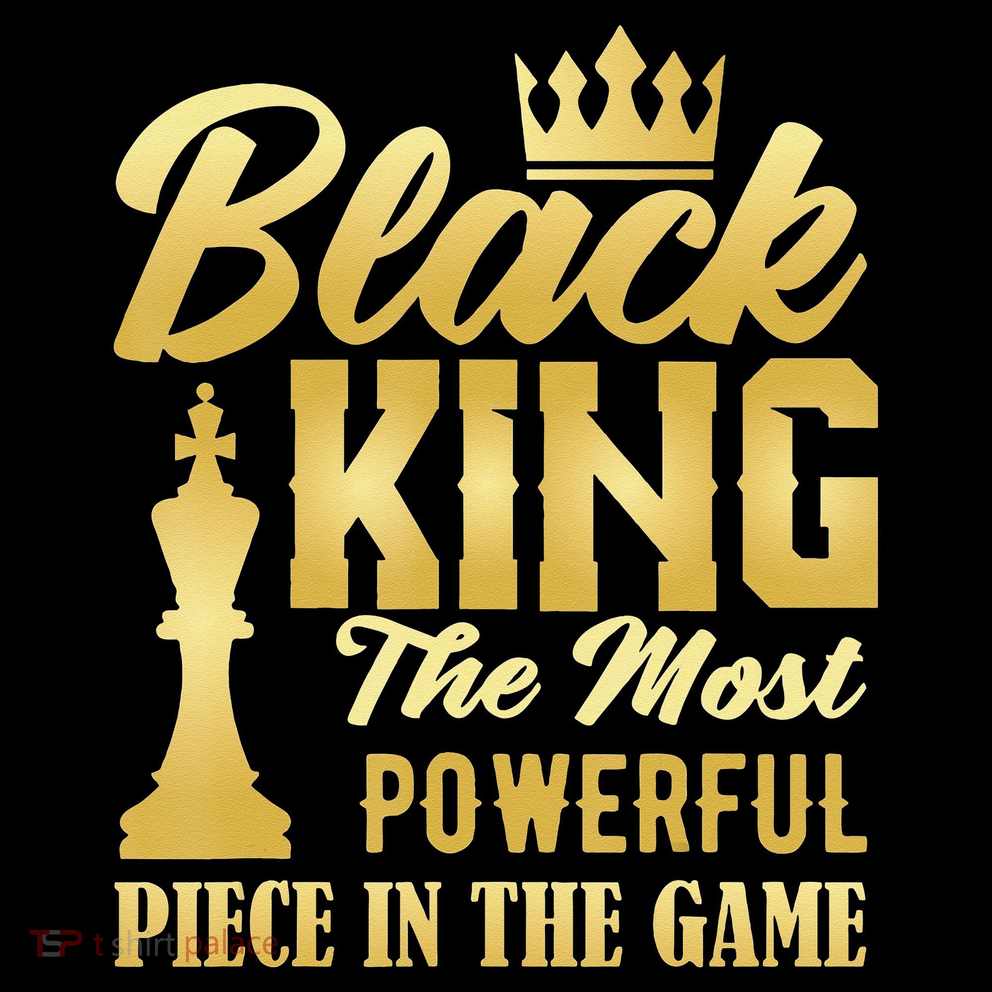 Black King The Most Powerful Piece in The Game Women's Hoodie