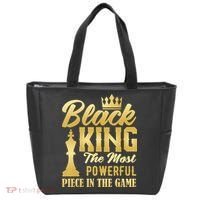 Black King The Most Powerful Piece in The Game Tote Bag thumb 0
