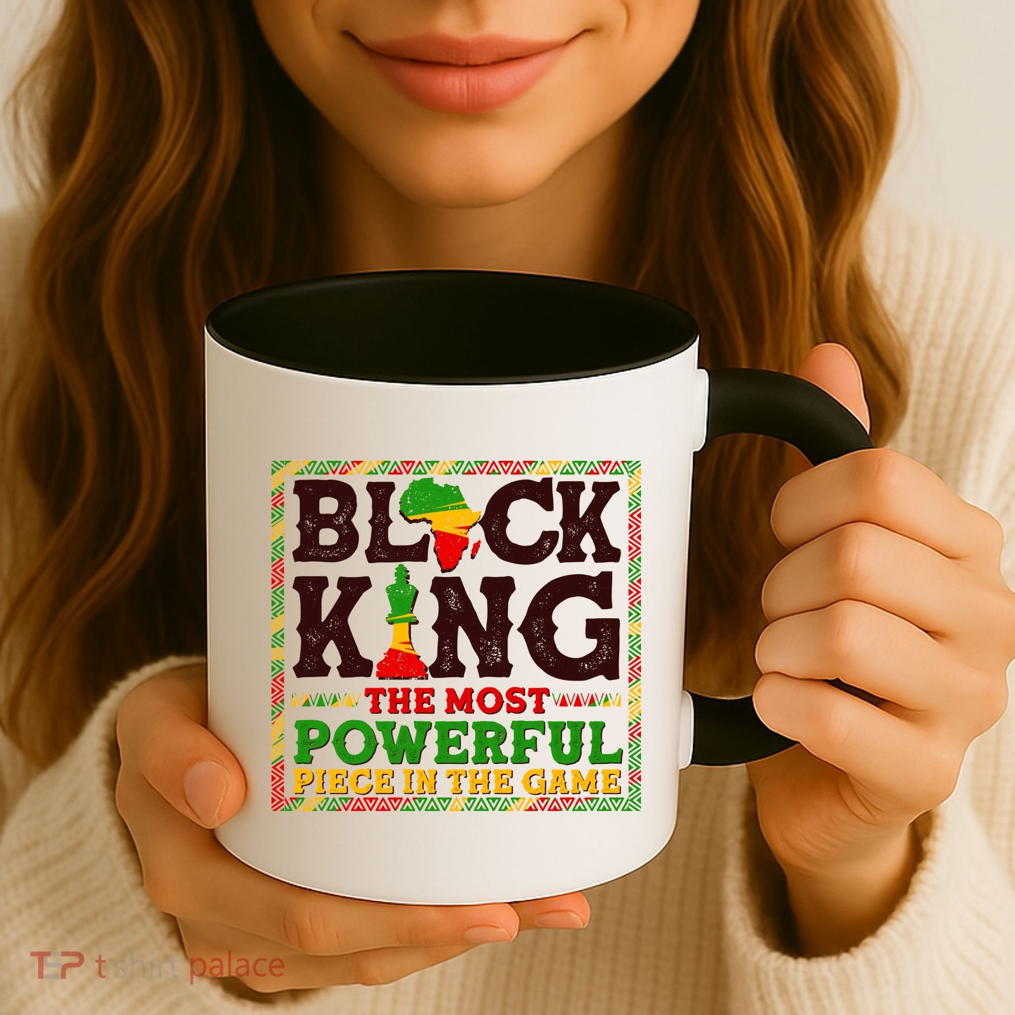 Black King The Most Powerful Piece In The Game Celebrate Black History Coffee Mug