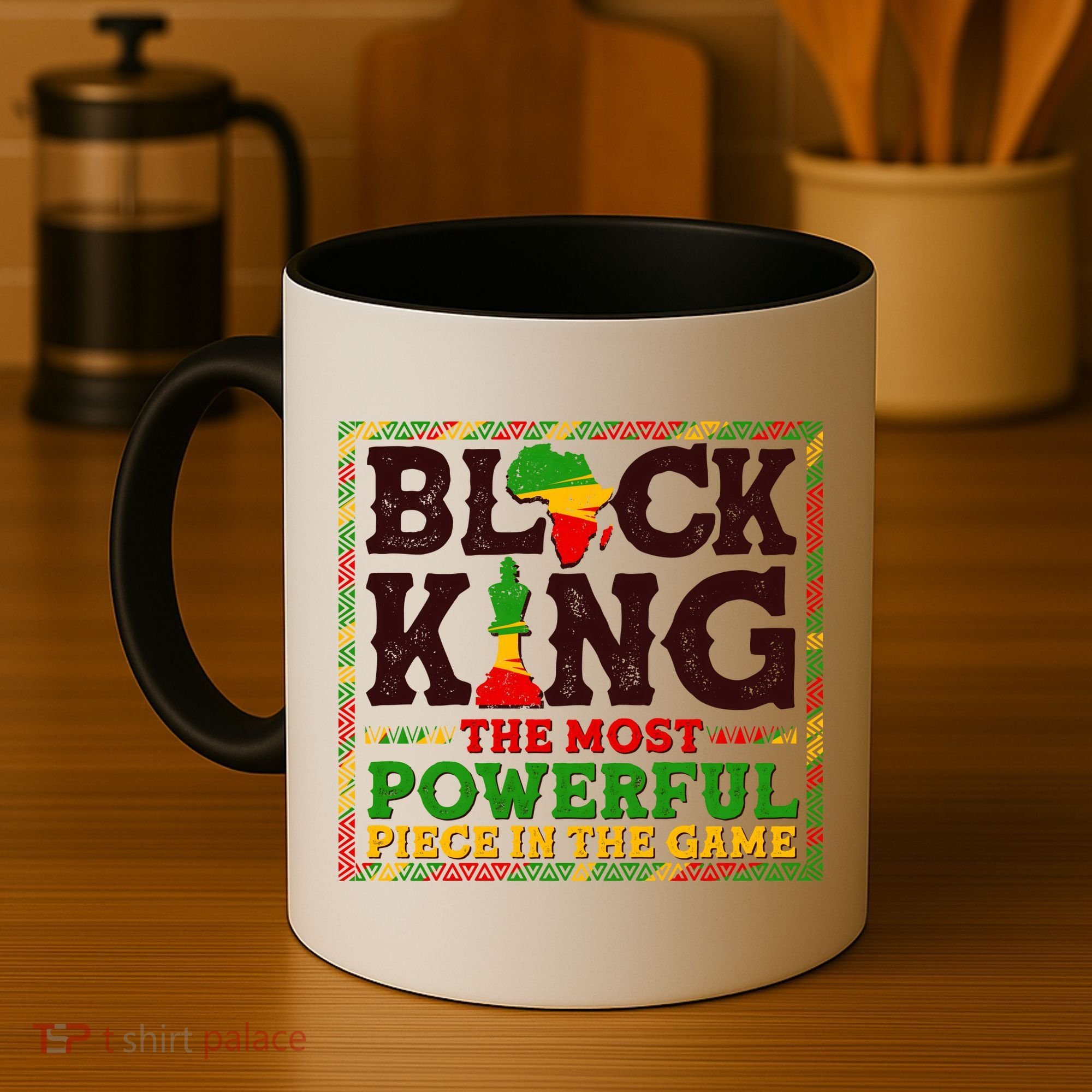 Black King The Most Powerful Piece In The Game Celebrate Black History Coffee Mug