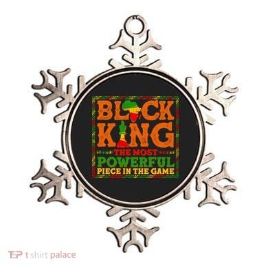 Black King The Most Powerful Piece In The Game Celebrate Black History Ornament