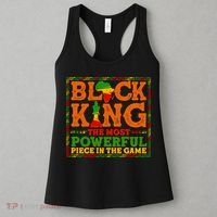 Black King The Most Powerful Piece In The Game Celebrate Black History Women's Tank Top thumb 3