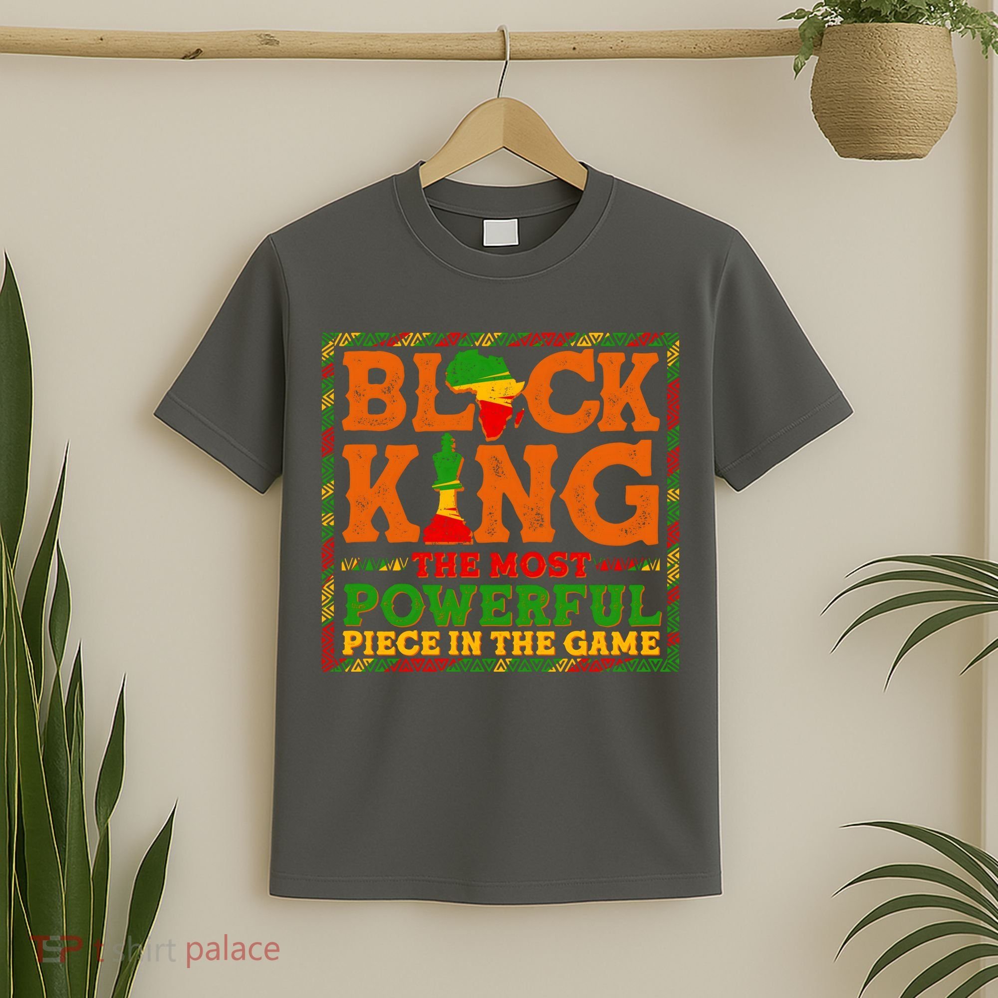 Black King The Most Powerful Piece In The Game Celebrate Black History T-Shirt