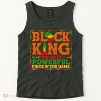 Black King The Most Powerful Piece In The Game Celebrate Black History Tank Top thumb 2