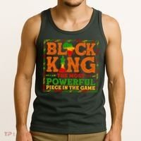 Black King The Most Powerful Piece In The Game Celebrate Black History Tank Top thumb 3