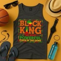 Black King The Most Powerful Piece In The Game Celebrate Black History Tank Top thumb 4