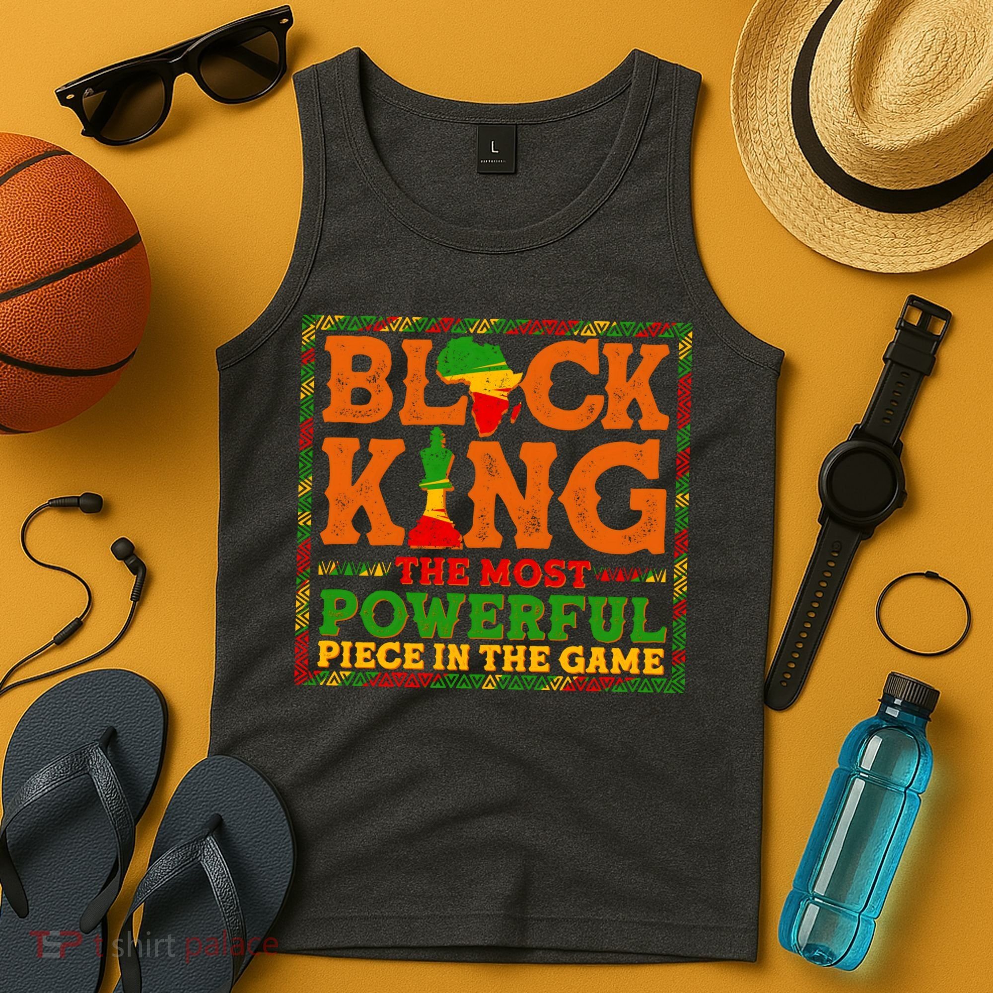 Black King The Most Powerful Piece In The Game Celebrate Black History Tank Top