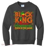 Black King The Most Powerful Piece In The Game Celebrate Black History Kids Sweatshirt thumb 0