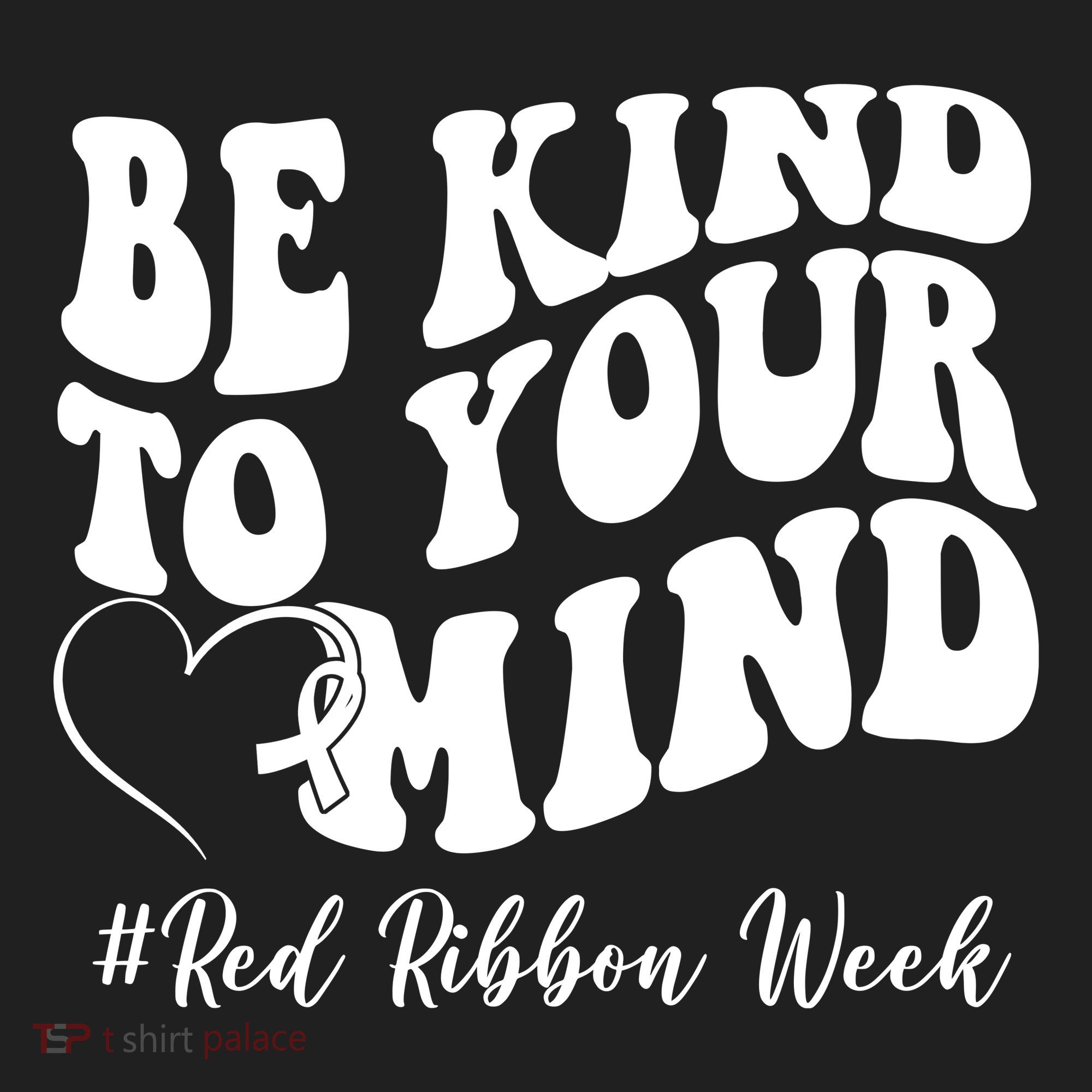 Be Kind To Your Mind Red Ribbon Week Groovy Beanie