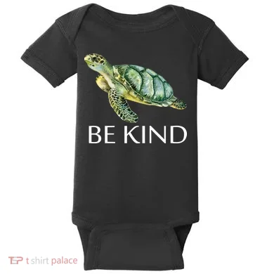 Be Kind Turtle Baby Bodysuit