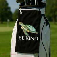 Be Kind Turtle Golf Towel thumb 2