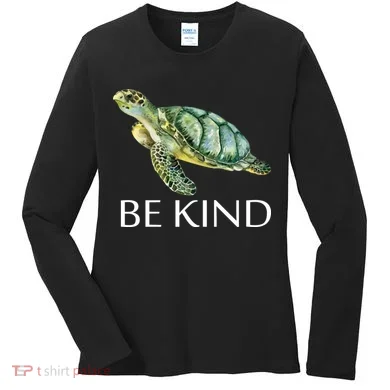 Be Kind Turtle Women's Long Sleeve Shirt