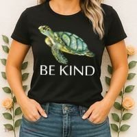 Be Kind Turtle Women's T-Shirt thumb 2