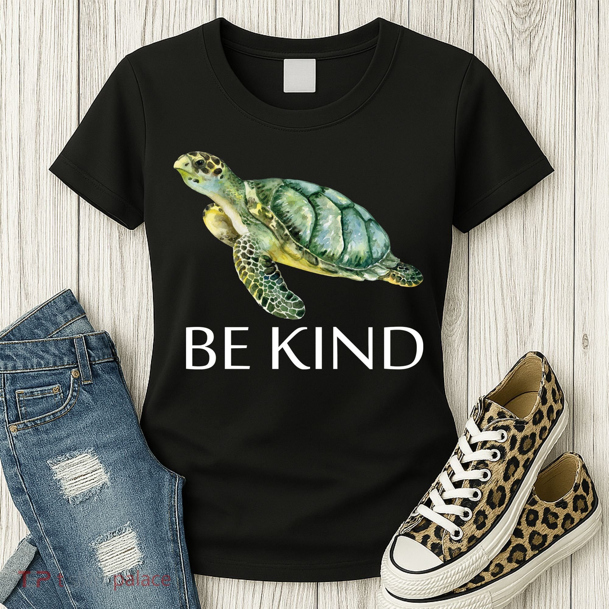 Be Kind Turtle Women's T-Shirt